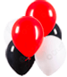 globos rojos negros