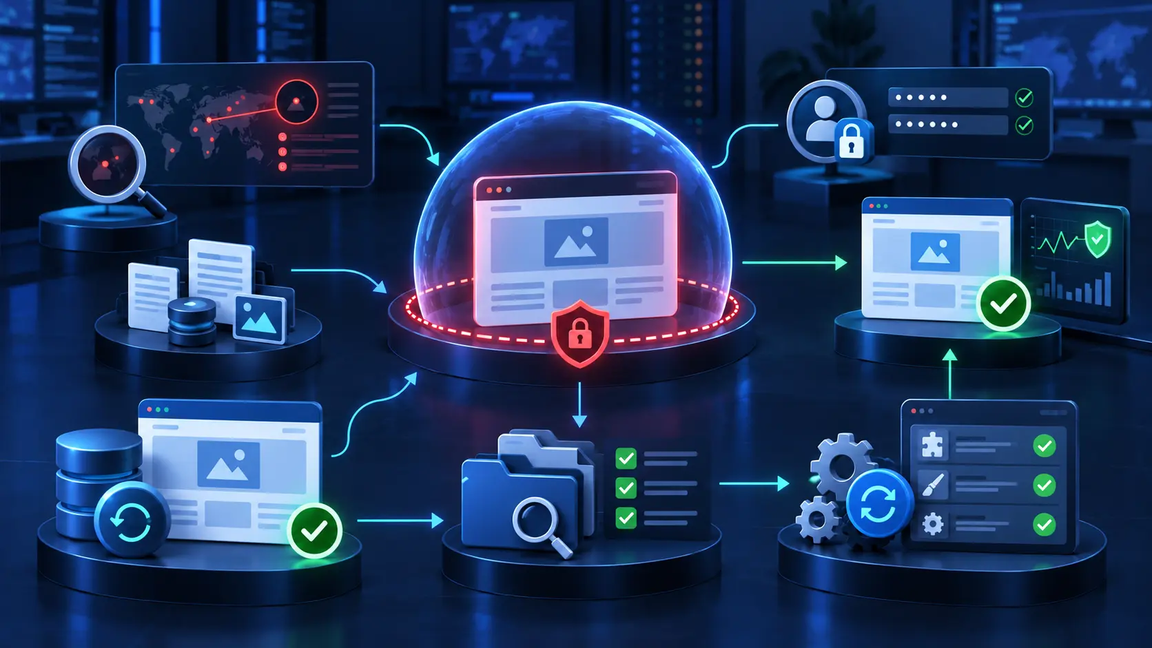 Proceso de respuesta ante un WordPress hackeado: aislamiento, análisis, limpieza, recuperación y monitoreo